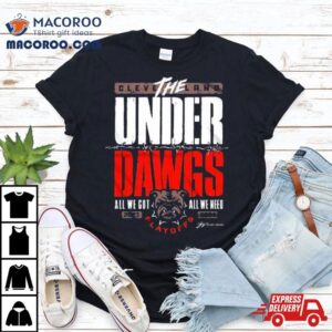 Cleveland Football The Underdawgs Playoffs Tshirt