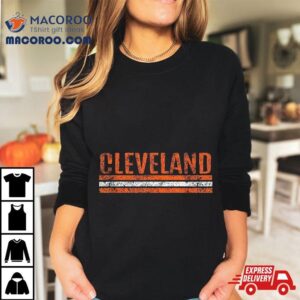 Cleveland Ohio Retro Vintage Weathered Throwback Shirt