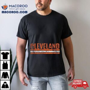 Cleveland Ohio Retro Vintage Weathered Throwback Tshirt