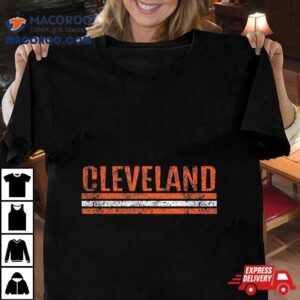 Cleveland Ohio Retro Vintage Weathered Throwback Tshirt