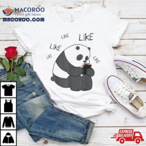 Cn We Bare Bears Panda Likes Tshirt