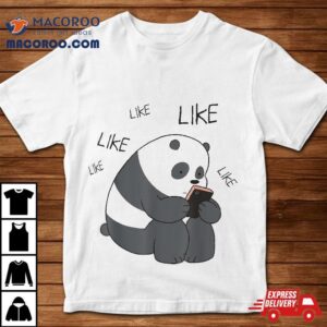 Cn We Bare Bears Panda Likes Tshirt