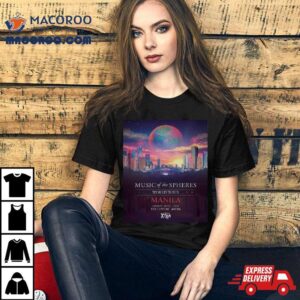 Coldplay Music Of The Spheres World Tour Manila January Philippine Arena Tshirt