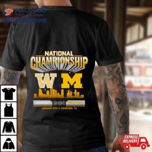 College Football Playoff National Championship Game Head To Head Skyline Tshirt