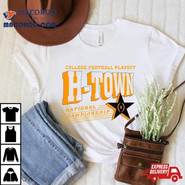 College Football Playoff H Town National Championship Football Shirt