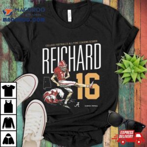 College Football S All Time Leading Scorer Reichard Scoring Champion Presale Tshirt