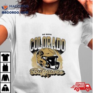 Colorado Buffaloes Football Iso Helmet Go Supps T Shirt