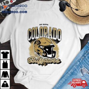 Colorado Buffaloes Football Iso Helmet Go Supps T Shirt