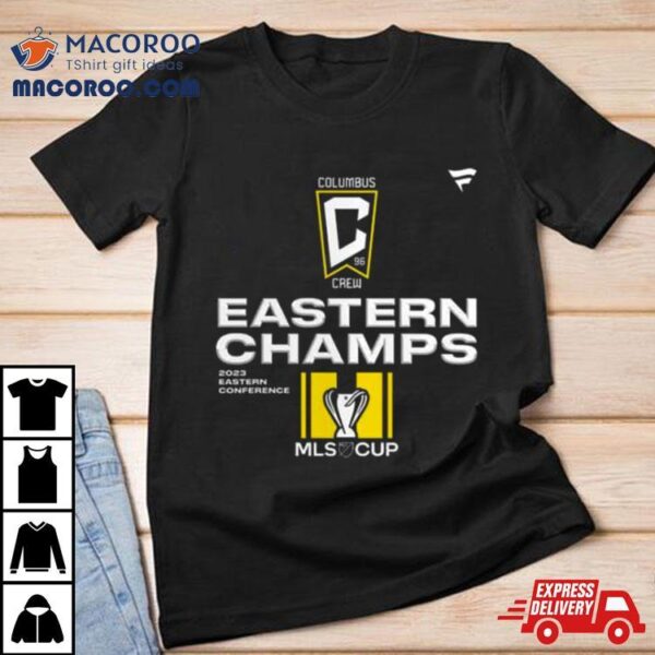 Columbus Crew 2023 Mls Eastern Conference Champions Locker Room T Shirt