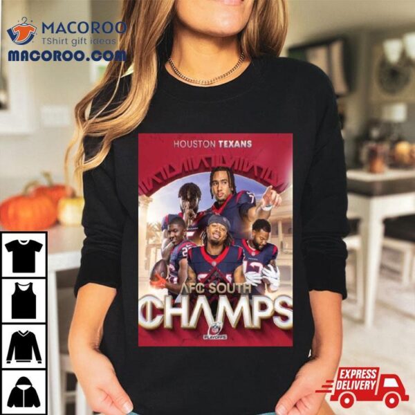 Congrats To Houston Texans Are The Afc South Champions Nfl Playoffs Seasons 2023 T Shirt