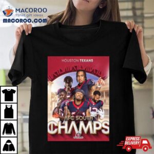 Congrats To Houston Texans Are The Afc South Champions Nfl Playoffs Seasons 2023 T Shirt