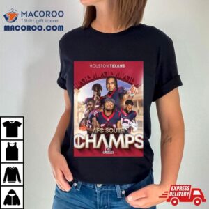 Congrats To Houston Texans Are The Afc South Champions Nfl Playoffs Seasons Tshirt