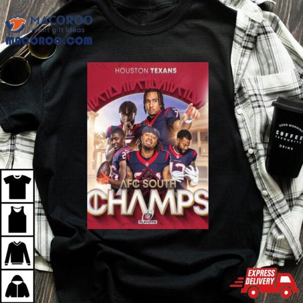 Congrats To Houston Texans Are The Afc South Champions Nfl Playoffs Seasons 2023 T Shirt