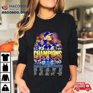 Congratulation 2023 Nfc East Division Champions Dallas Cowboys Football Signatures Shirt