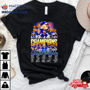 Congratulation Nfc East Division Champions Dallas Cowboys Football Signatures Tshirt