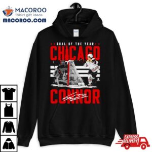 Connor Bedard Chicago Goal Of The Year Hockey Signature Tshirt