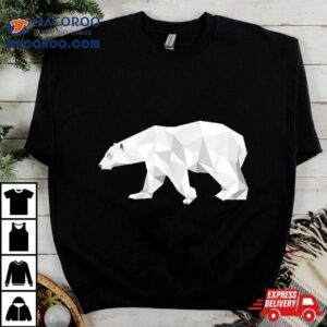 Cool Polar Bear Pattern Animal Art Shirt Christmas Gift
