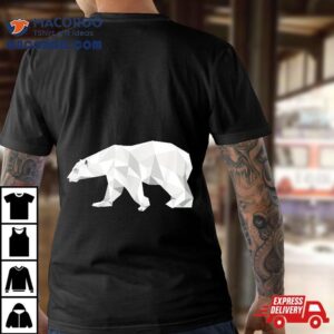 Cool Polar Bear Pattern Animal Ar Christmas Gift Tshirt