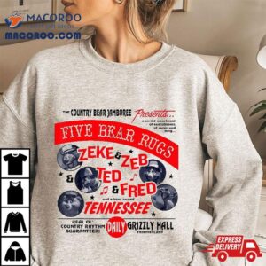 Country Bear Jamboree Real Old Rhythm Five Rugs Tshirt