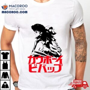 Cowboy Bebop Anime Characters Japanese Style Tshirt