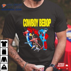 Cowboy Bebop Red And Blue Tshirt