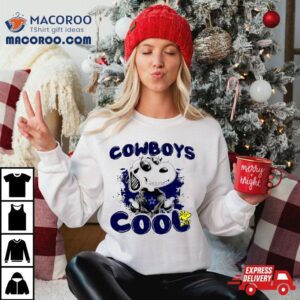 Cowboys Dallas Football Cool Snoopy Tshirt