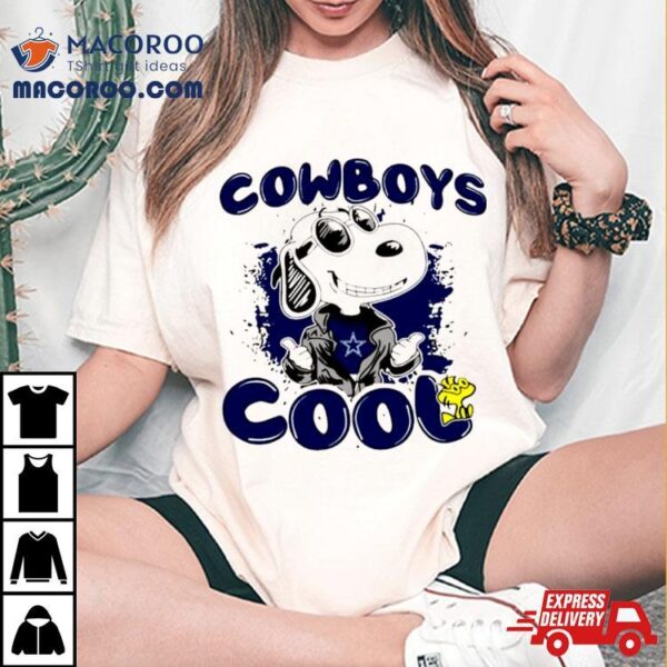 Cowboys Dallas Football Cool Snoopy Shirt