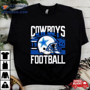 Cowboys Football Helmet Since Retro Tshirt