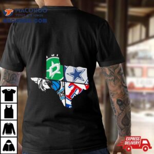 Cowboys Rangers Mavericks Star Spit Texas Tshirt