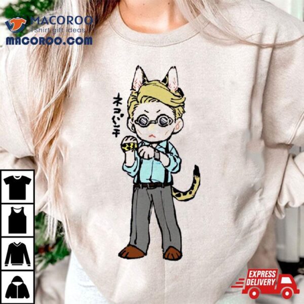 Cute Nanami X Meow Jujutsu Kaisen Graphic Shirt