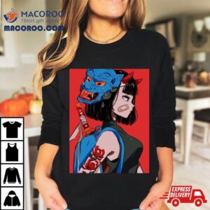 Cyberpunk Girl Unisex Sweat Tshirt