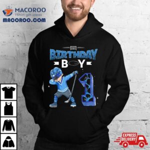 Dabbing Birthday Boy Year Old Ice Hockey Player St Birthd Tshirt