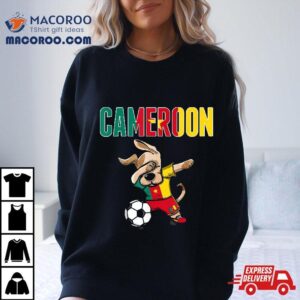 Dabbing Dog Cameroon Soccer Fans Jersey Cameroonian Football Shirt 4 Dabbing Dog Cameroon Soccer Fans Jersey Cameroonian Football Tshirt