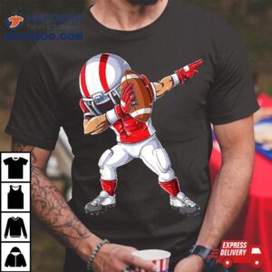 Dabbing Football Player Boys Sports Funny Dab Dance Tshirt