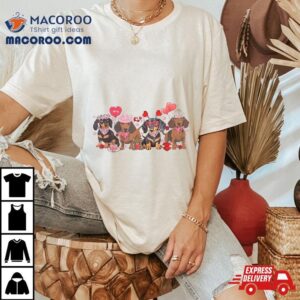 Dachshund Valentines Day Sausage Dog Bandana Bib Shirt