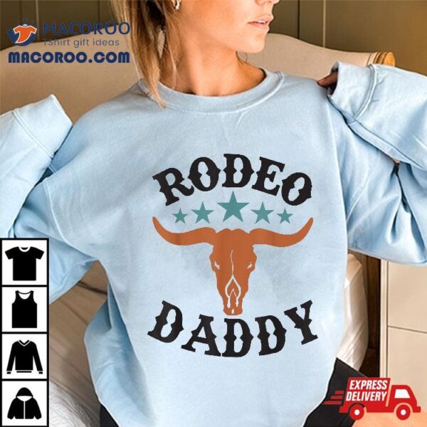 Daddy 1st First Birthday Cowboy Western Rodeo Party Matching Shirt