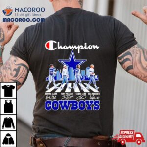 Dallas Cowboys Champions Abbey Road Signatures Skyline Tshirt