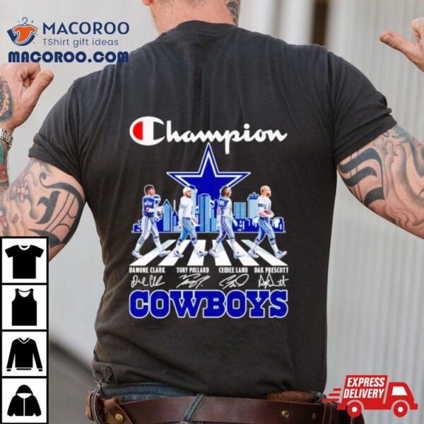 Dallas Cowboys Champions Abbey Road Signatures Skyline Shirt