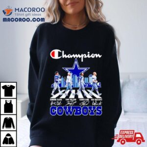 Dallas Cowboys Champions Abbey Road Signatures Skyline Tshirt