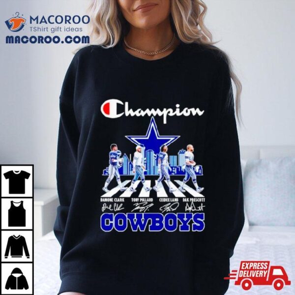 Dallas Cowboys Champions Abbey Road Signatures Skyline Shirt