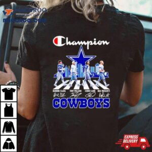 Dallas Cowboys Champions Abbey Road Signatures Skyline Tshirt