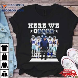 Dallas Cowboys Champions Here We Gooooo Abbey Road Signatures Tshirt