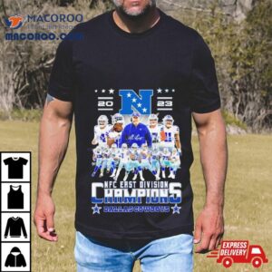 Dallas Cowboys Players Nfc East Division Champions Signatures Tshirt