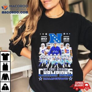 Dallas Cowboys Players Nfc East Division Champions Signatures Tshirt