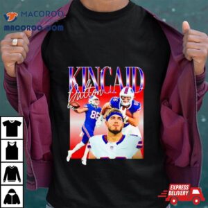 Dalton Kincaid Buffalo Bills Vintage Tshirt