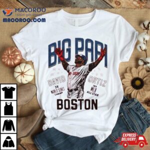 David Ortiz Big Papi Boston Red Sox Tshirt