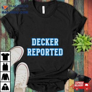 Decker Reported As Eligible Detroit Lions Football Shirt