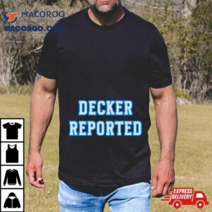 Decker Reported As Eligible Detroit Lions Football Tshirt