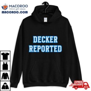 Decker Reported As Eligible Detroit Lions Football Tshirt