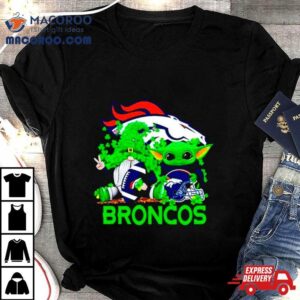 Denver Broncos Baby Yoda Happy St.patrick’s Day Shamrock Shirt